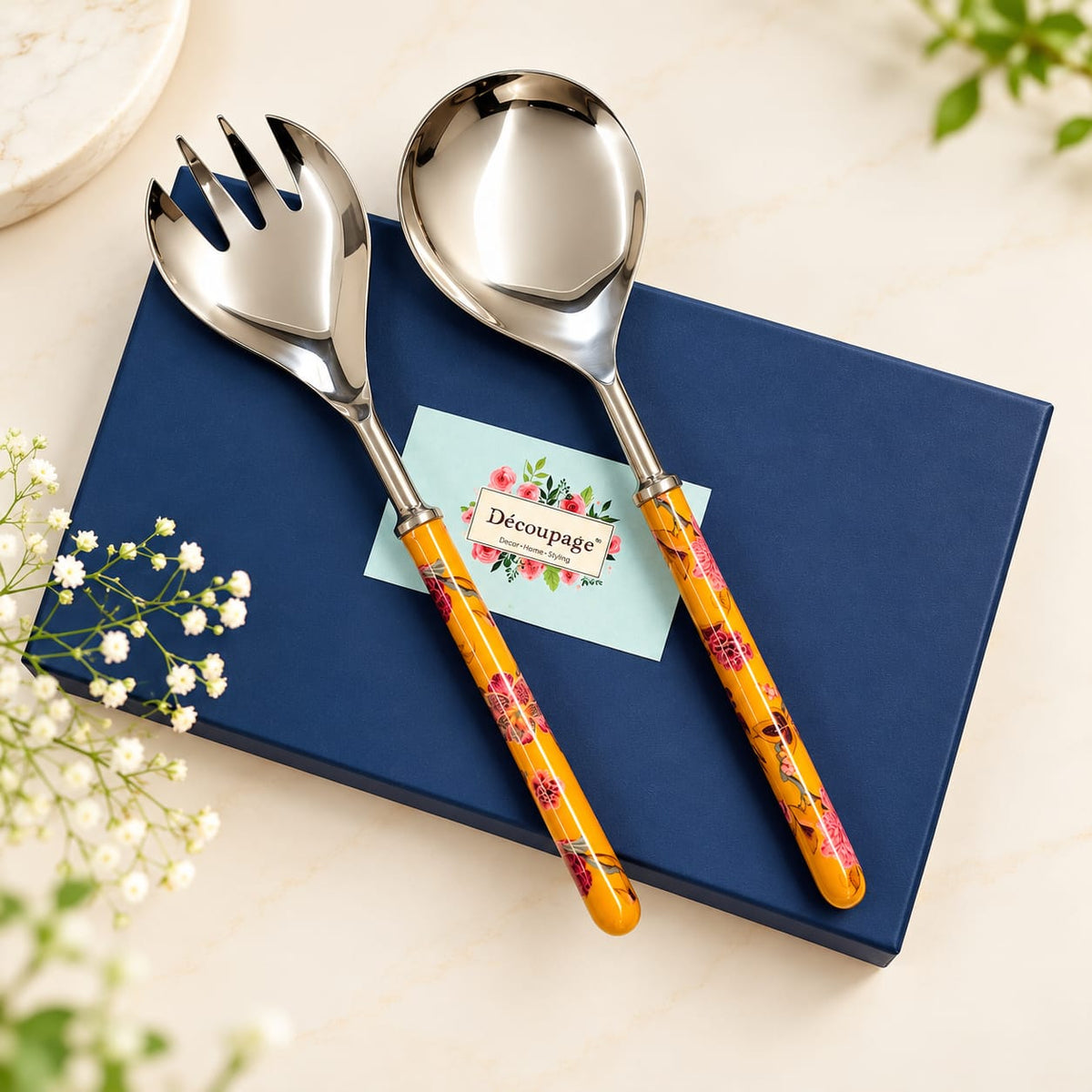 Mustard Meadow Cutlery set of 2