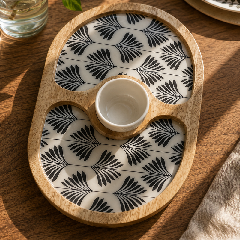 Two in One Platter With Bowl