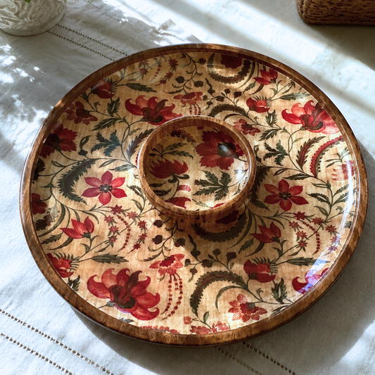 Textile Chip and Dip Platter