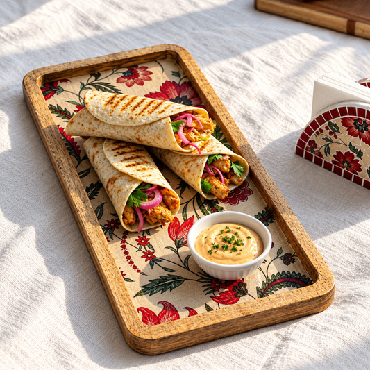 Textile Rectangular Platter