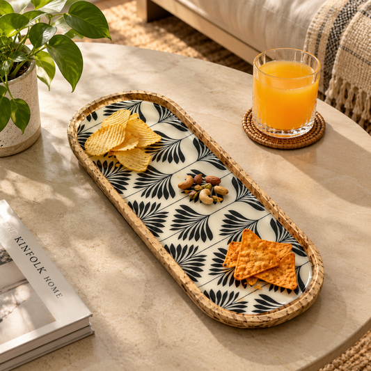 Black Leaf Nile Platter